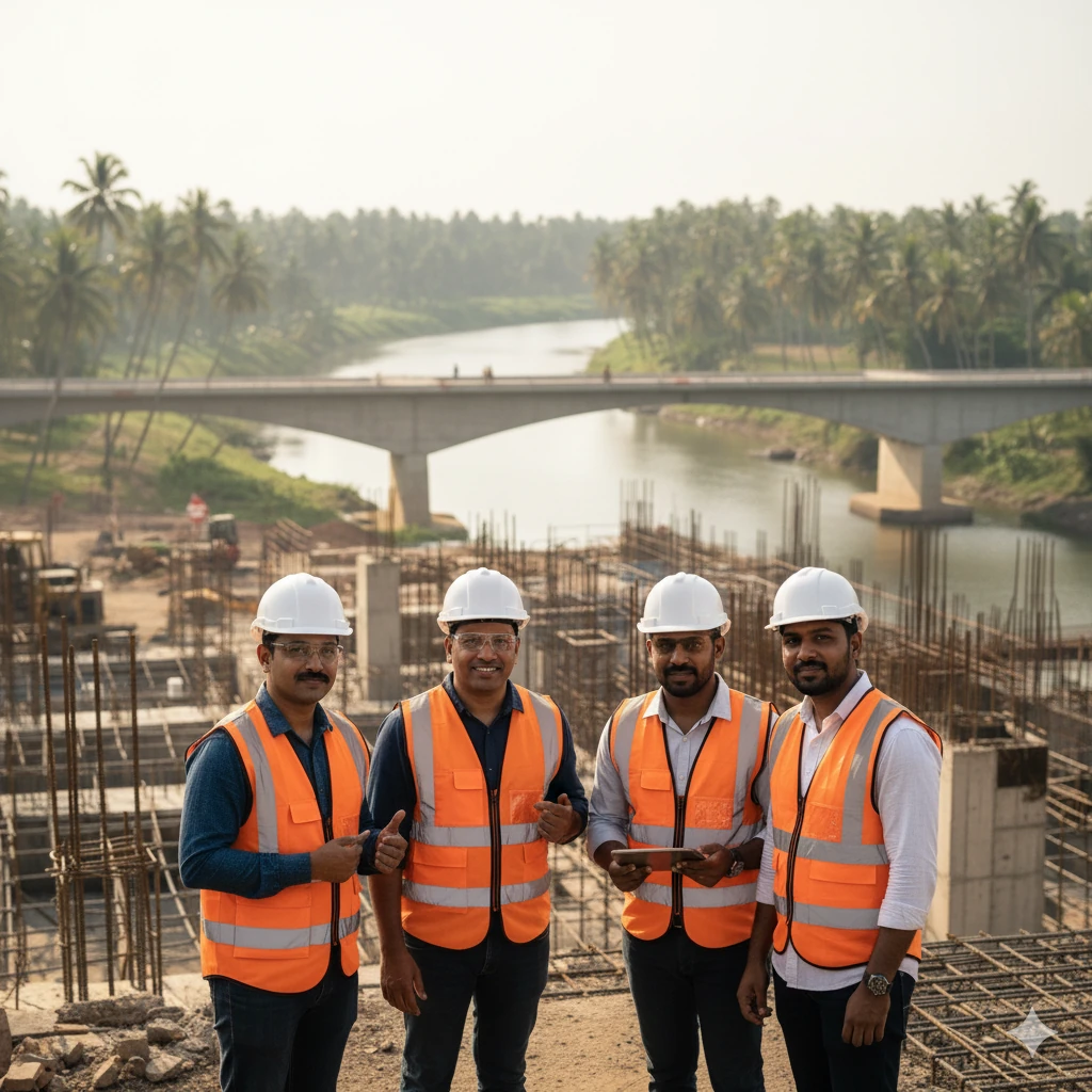 M S Builders construction site and office